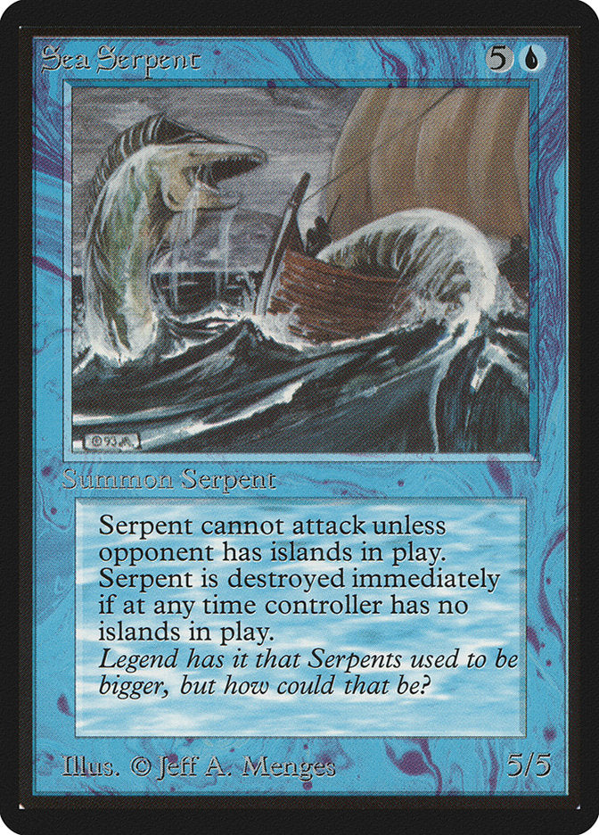 Sea Serpent [Beta Edition] | Boutique FDB TCG