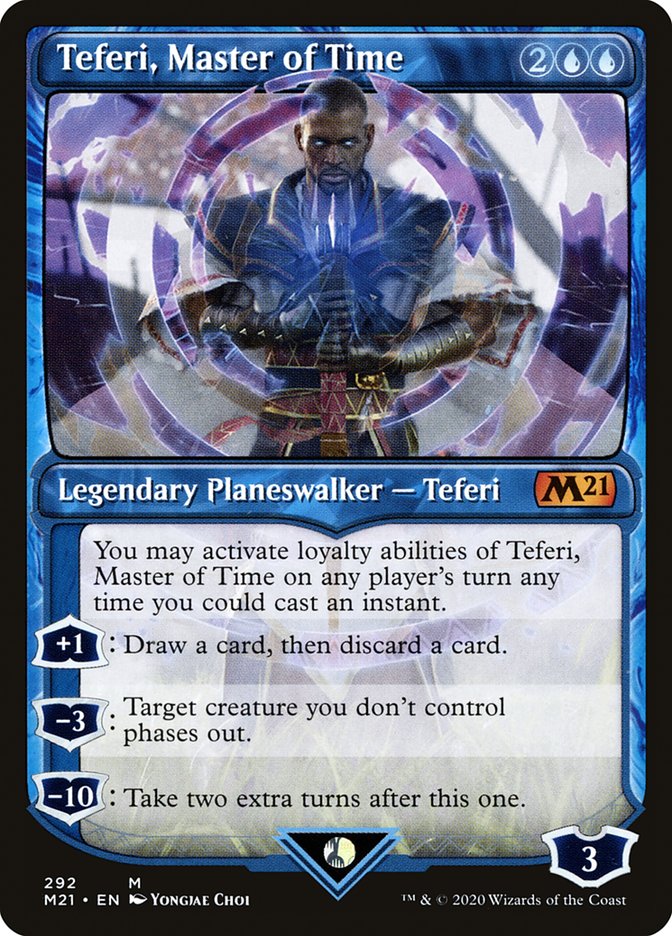 Teferi, Master of Time (Showcase) (292) [Core Set 2021] | Boutique FDB TCG