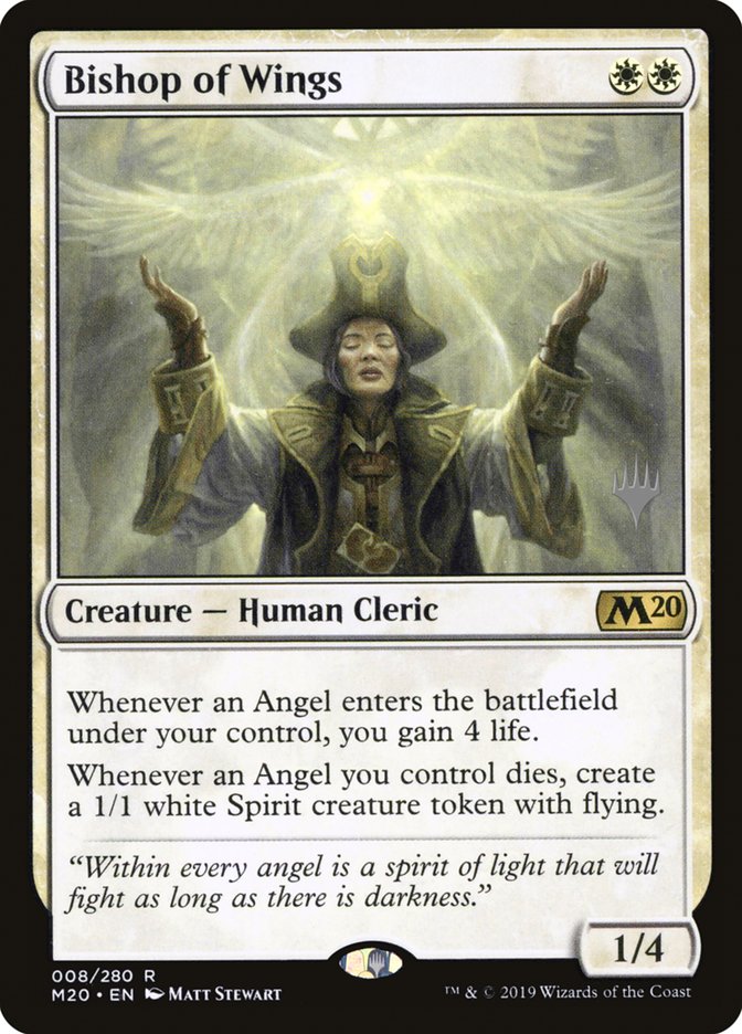 Bishop of Wings (Promo Pack) [Core Set 2020 Promos] | Boutique FDB TCG