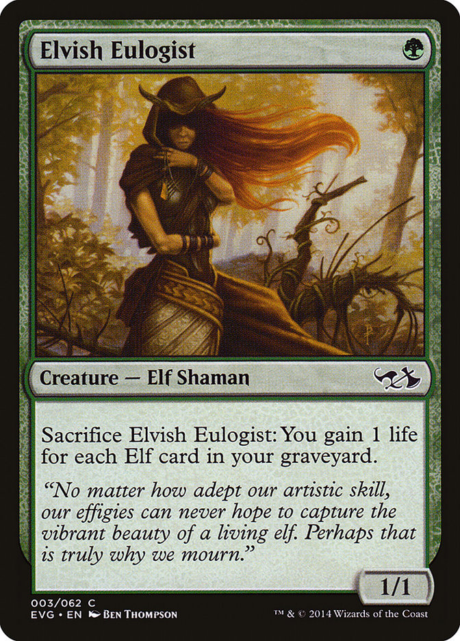 Elvish Eulogist (Elves vs. Goblins) [Duel Decks Anthology] | Boutique FDB TCG