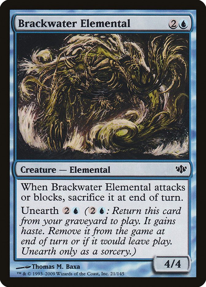 Brackwater Elemental [Conflux] | Boutique FDB TCG