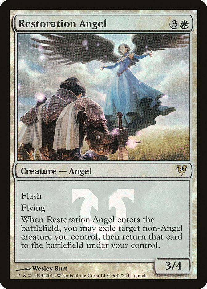 Restoration Angel (Launch) [Avacyn Restored Prerelease Promos] | Boutique FDB TCG