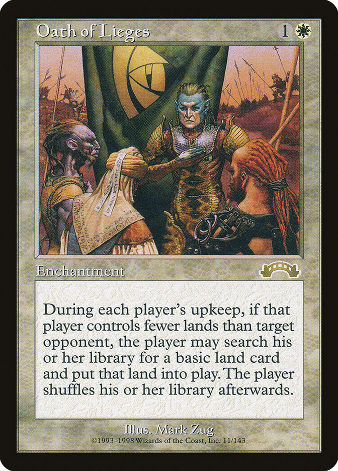 Oath of Lieges [Exodus] | Boutique FDB TCG
