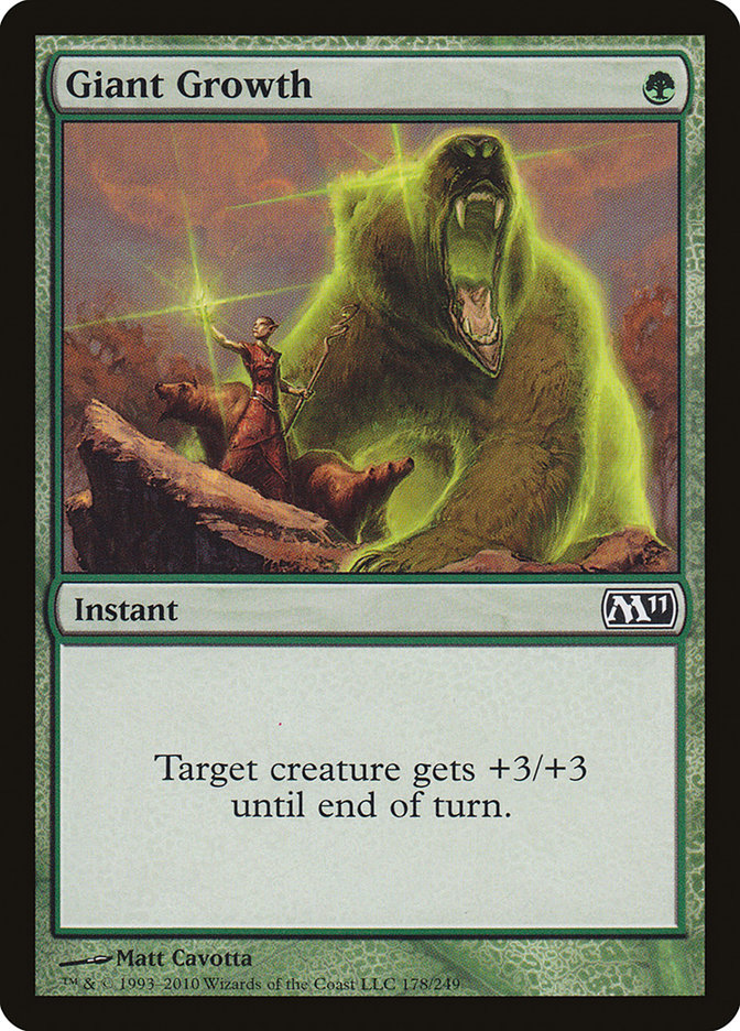 Giant Growth [Magic 2011] | Boutique FDB TCG