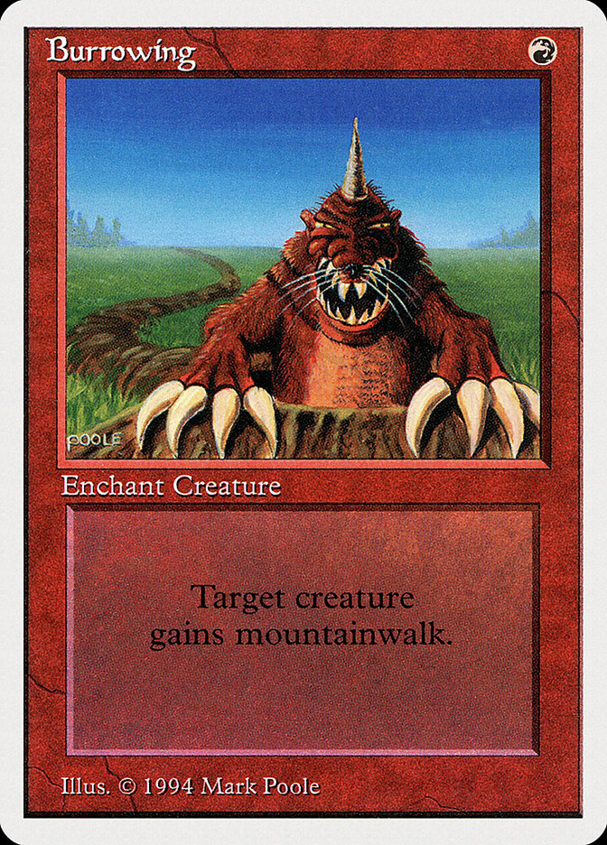 Burrowing [Summer Magic / Edgar] | Boutique FDB TCG