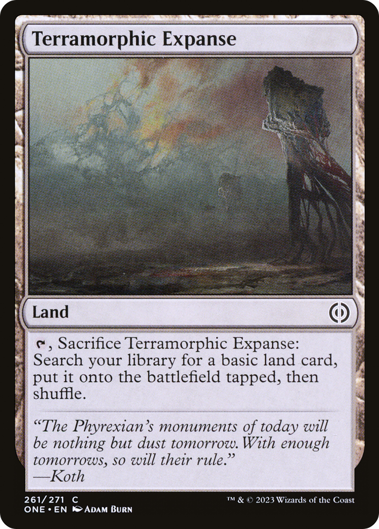 Terramorphic Expanse [Phyrexia: All Will Be One] | Boutique FDB TCG