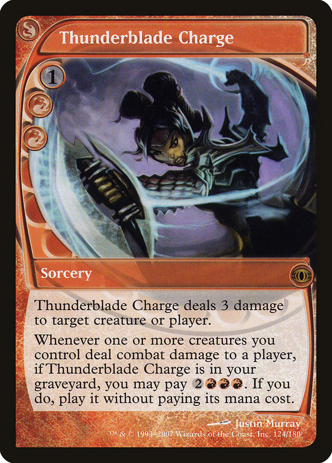 Thunderblade Charge [Future Sight] | Boutique FDB TCG