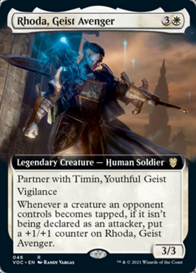 Rhoda, Geist Avenger (Extended Art) [Innistrad: Crimson Vow Commander] | Boutique FDB TCG