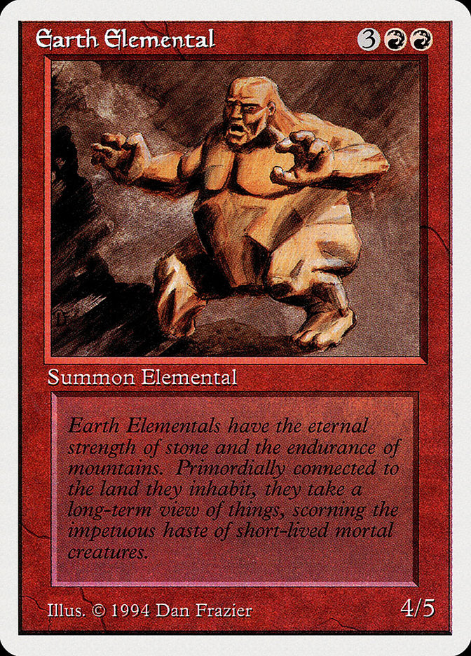 Earth Elemental [Summer Magic / Edgar] | Boutique FDB TCG