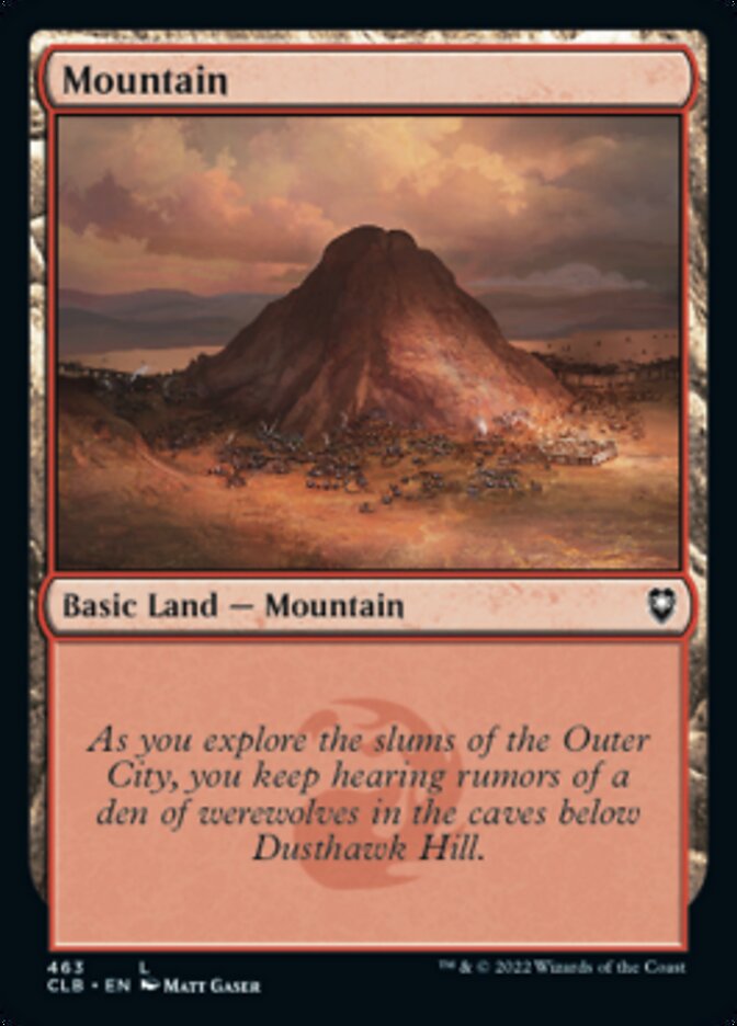 Mountain (463) [Commander Legends: Battle for Baldur's Gate] | Boutique FDB TCG