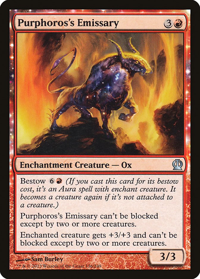 Purphoros's Emissary [Theros] | Boutique FDB TCG