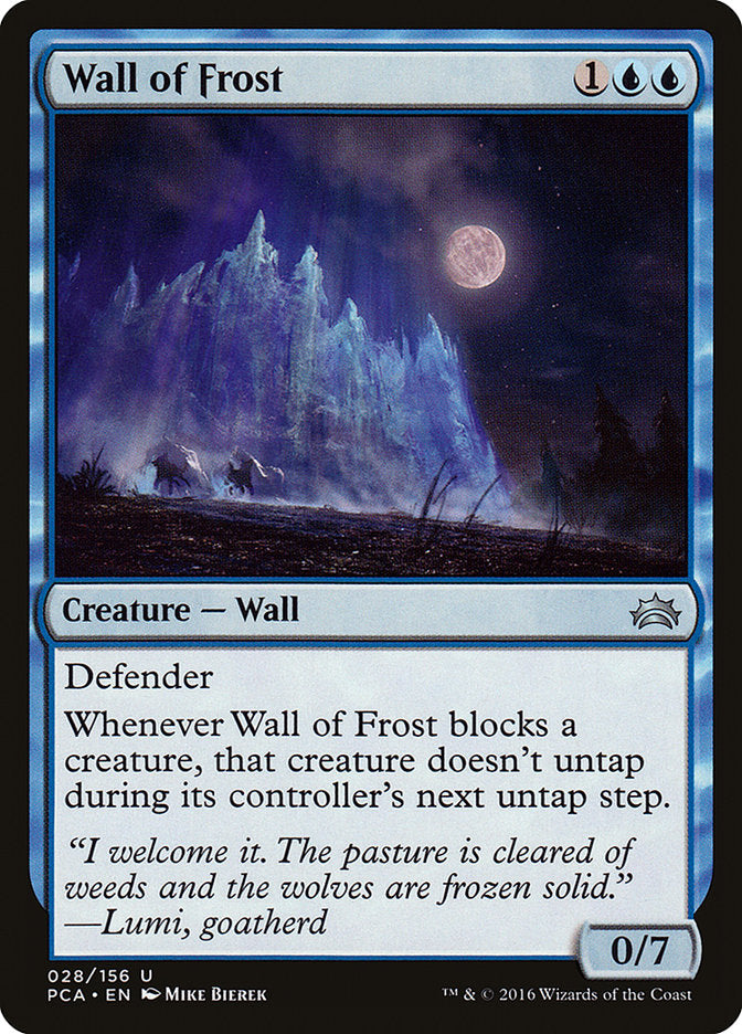 Wall of Frost [Planechase Anthology] | Boutique FDB TCG