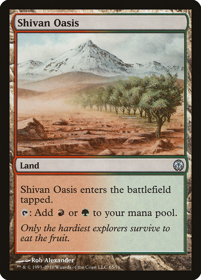 Shivan Oasis [Duel Decks: Phyrexia vs. the Coalition] | Boutique FDB TCG