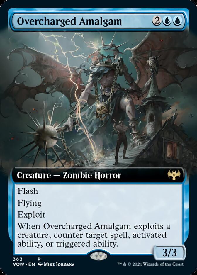 Overcharged Amalgam (Extended Art) [Innistrad: Crimson Vow] | Boutique FDB TCG