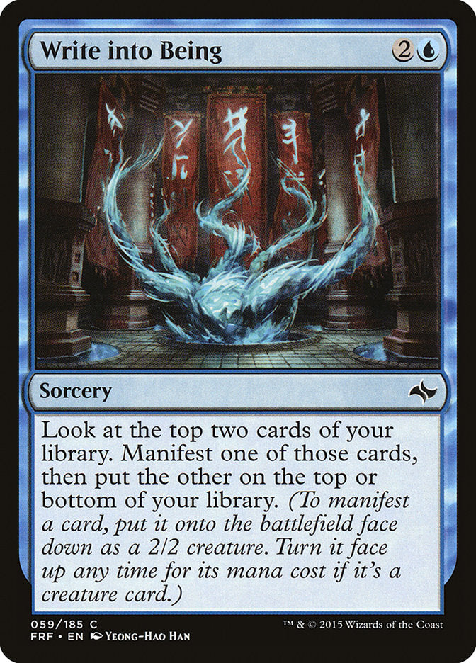 Write into Being [Fate Reforged] | Boutique FDB TCG