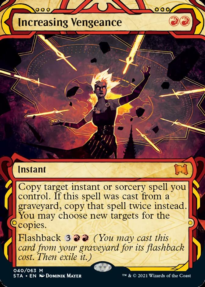 Increasing Vengeance (Foil Etched) [Strixhaven: School of Mages Mystical Archive] | Boutique FDB TCG