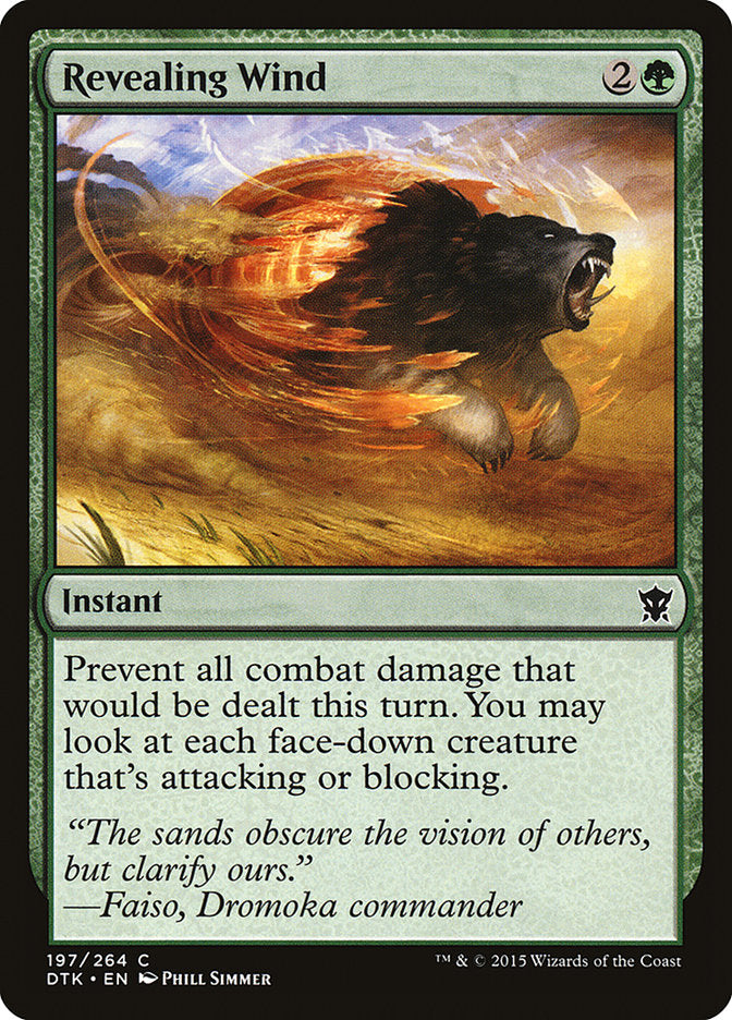 Revealing Wind [Dragons of Tarkir] | Boutique FDB TCG