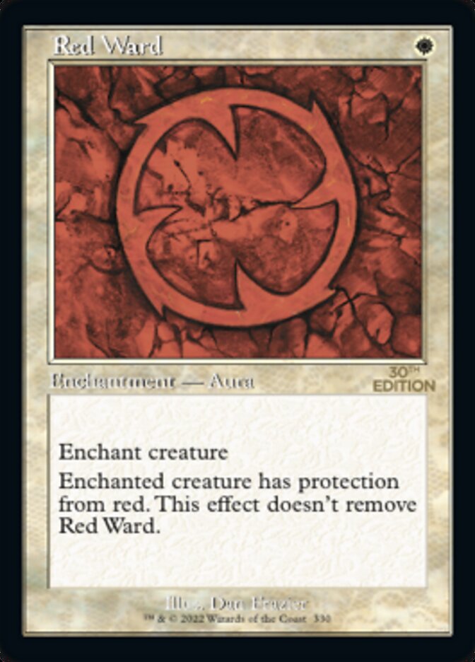 Red Ward (Retro) [30th Anniversary Edition] | Boutique FDB TCG