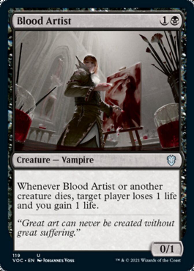 Blood Artist [Innistrad: Crimson Vow Commander] | Boutique FDB TCG