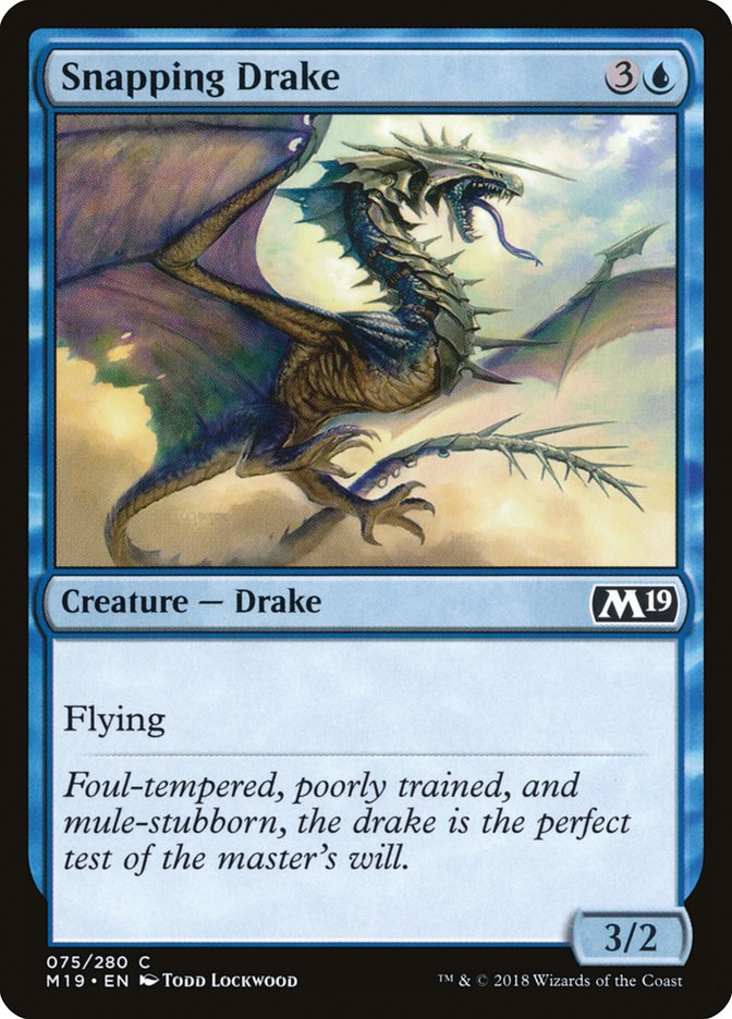 Snapping Drake [Core Set 2019] | Boutique FDB TCG