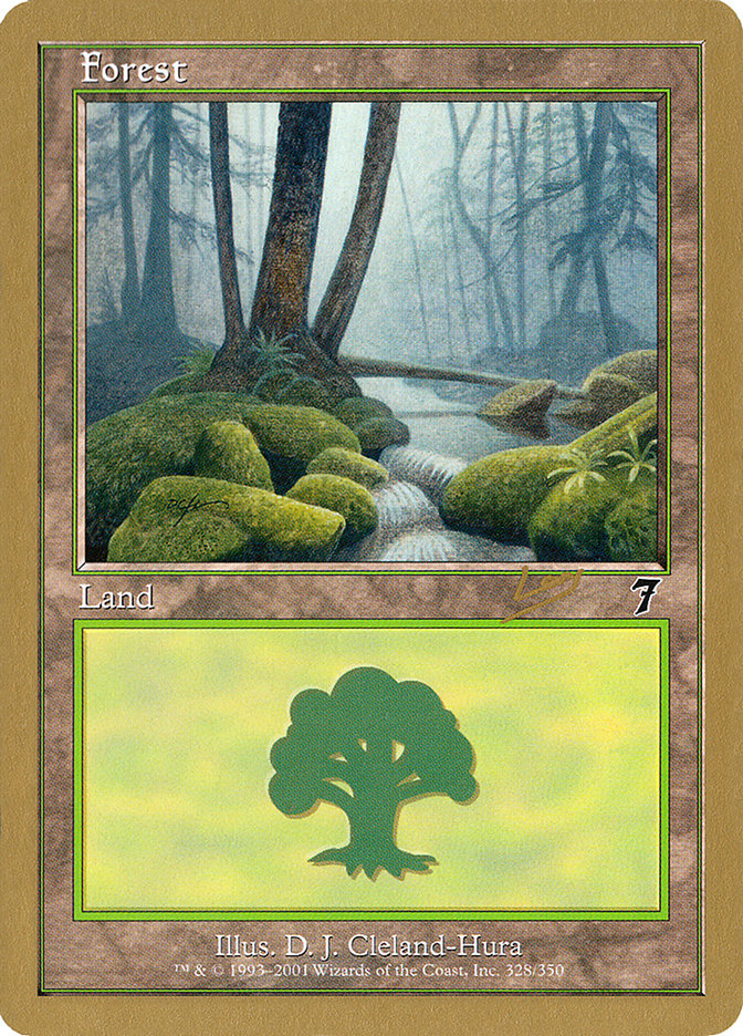 Forest (rl328) (Raphael Levy) [World Championship Decks 2002] | Boutique FDB TCG