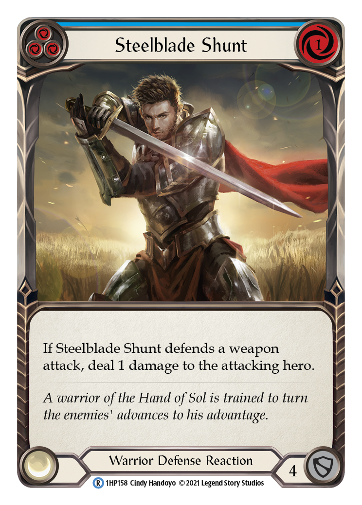 Steelblade Shunt (Blue) [1HP158] (History Pack 1) | Boutique FDB TCG