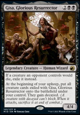 Gisa, Glorious Resurrector (Promo Pack) [Innistrad: Midnight Hunt Promos] | Boutique FDB TCG