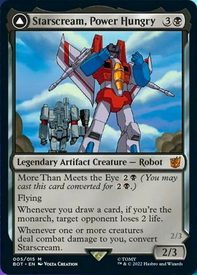 Starscream, Power Hungry // Starscream, Seeker Leader [Transformers] | Boutique FDB TCG