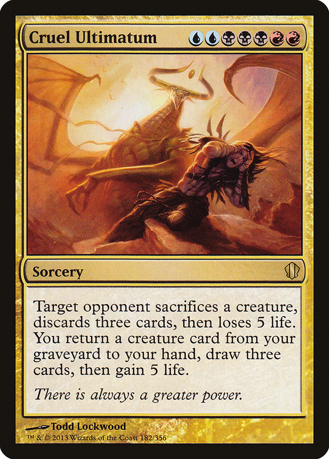 Cruel Ultimatum [Commander 2013] | Boutique FDB TCG