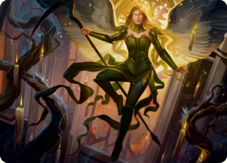 Sigarda, Champion of Light Art Card [Innistrad: Midnight Hunt Art Series] | Boutique FDB TCG