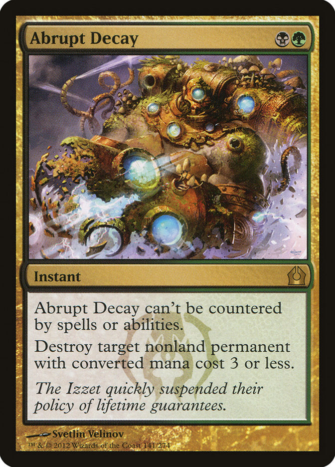 Abrupt Decay [Return to Ravnica] | Boutique FDB TCG