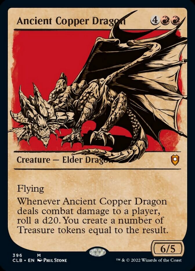 Ancient Copper Dragon (Showcase) [Commander Legends: Battle for Baldur's Gate] | Boutique FDB TCG