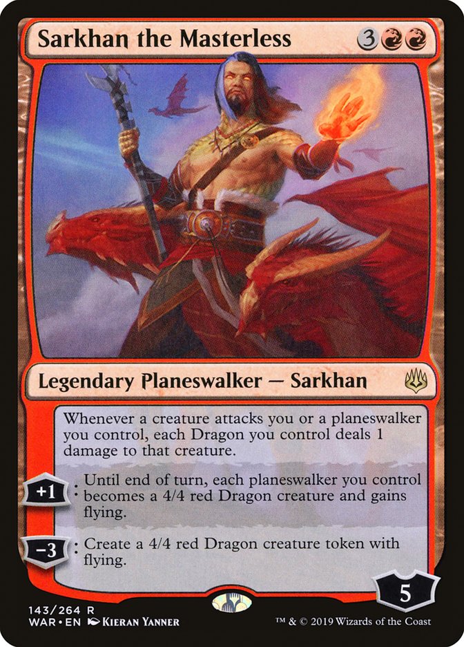 Sarkhan the Masterless [War of the Spark] | Boutique FDB TCG