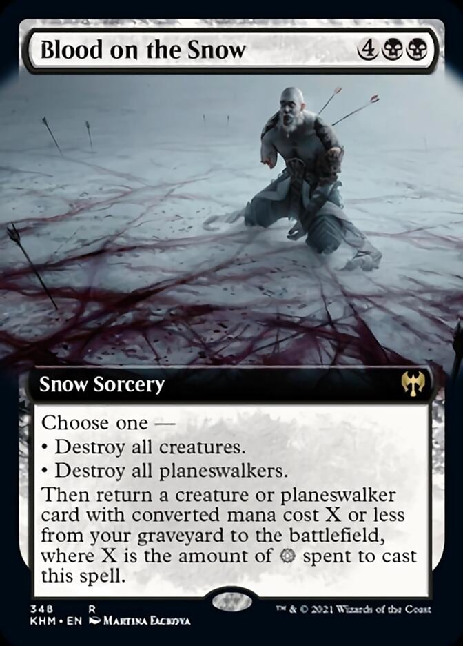 Blood on the Snow (Extended Art) [Kaldheim] | Boutique FDB TCG