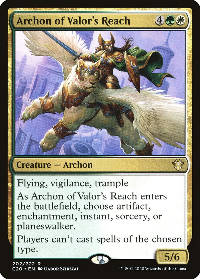 Archon of Valor's Reach [Commander 2020] | Boutique FDB TCG