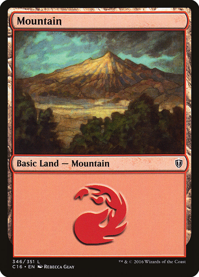 Mountain (346) [Commander 2016] | Boutique FDB TCG