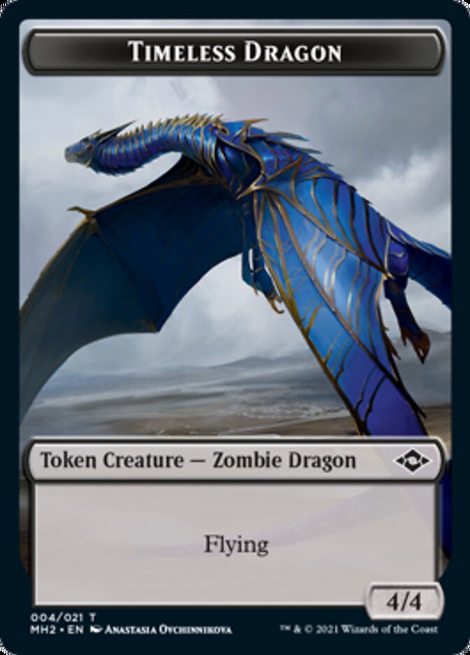 Clue (15) // Timeless Dragon Double-Sided Token [Modern Horizons 2 Tokens] | Boutique FDB TCG