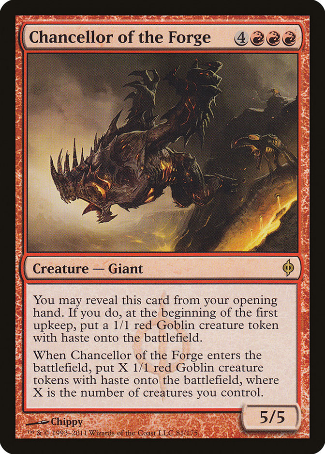 Chancellor of the Forge [New Phyrexia] | Boutique FDB TCG
