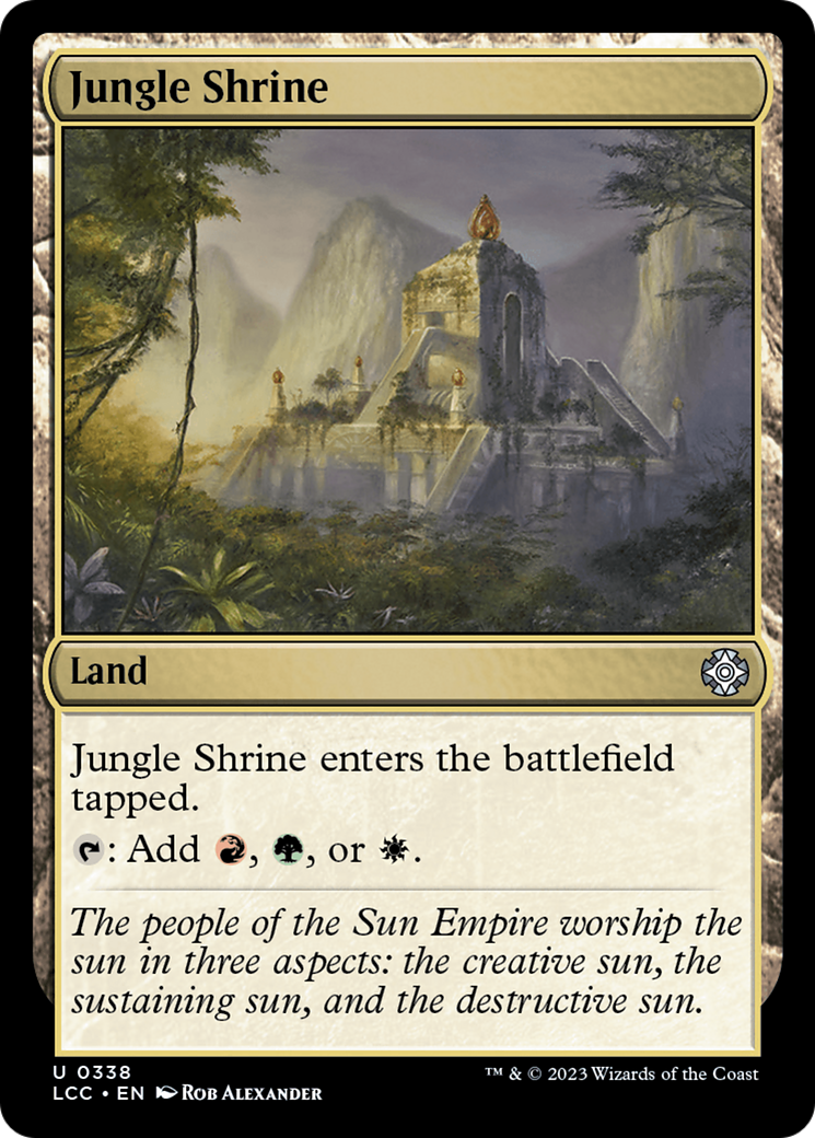 Jungle Shrine [The Lost Caverns of Ixalan Commander] | Boutique FDB TCG