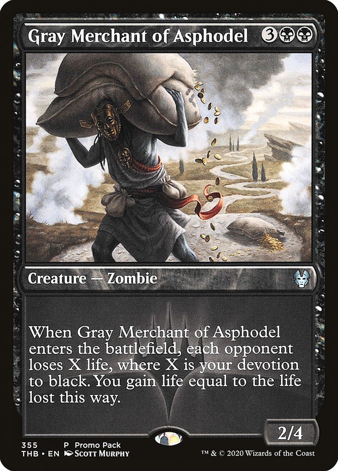 Gray Merchant of Asphodel (Promo Pack) [Theros Beyond Death Promos] | Boutique FDB TCG