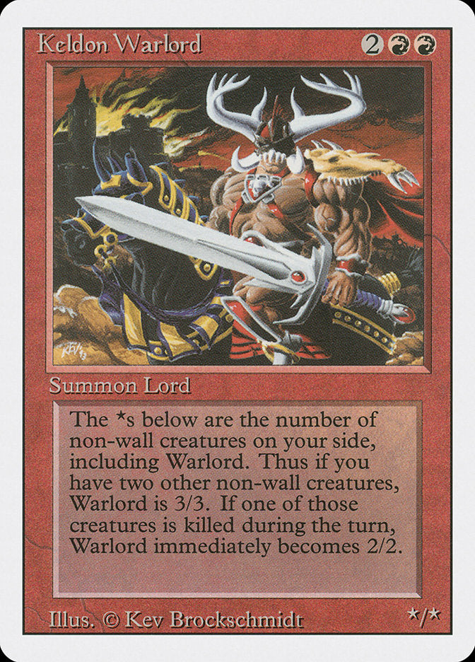 Keldon Warlord [Revised Edition] | Boutique FDB TCG