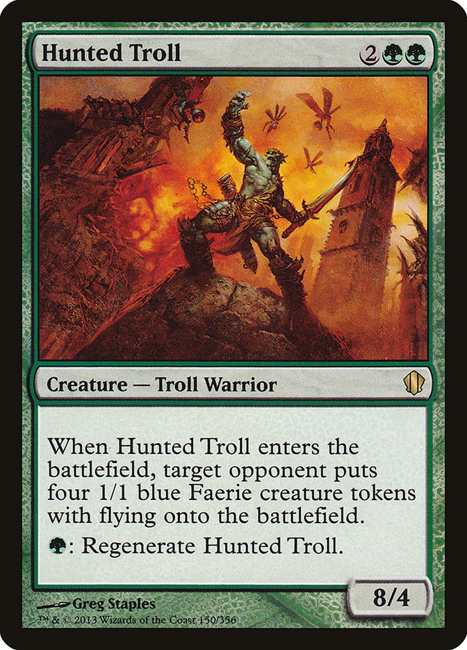 Hunted Troll [Commander 2013] | Boutique FDB TCG