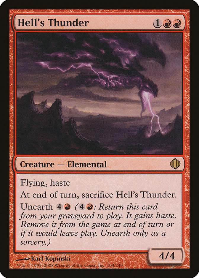 Hell's Thunder [Shards of Alara] | Boutique FDB TCG