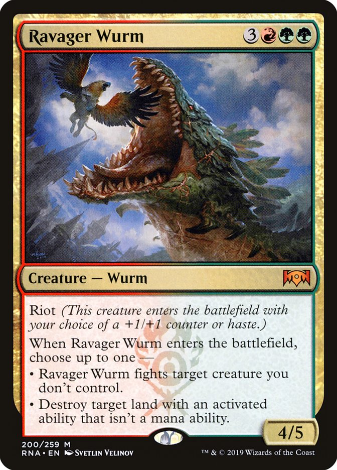 Ravager Wurm [Ravnica Allegiance] | Boutique FDB TCG