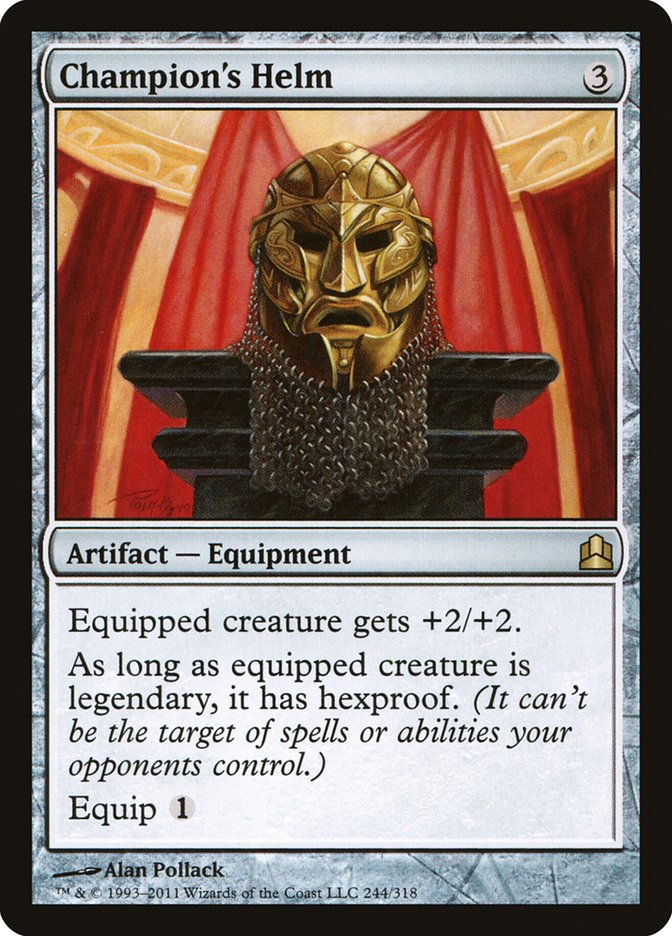 Champion's Helm [Commander 2011] | Boutique FDB TCG