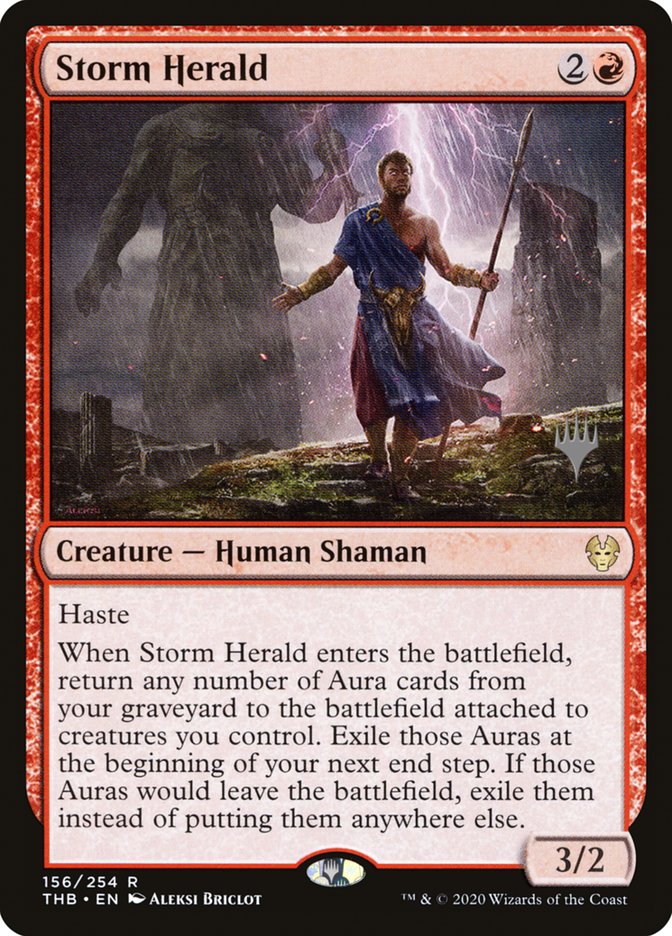 Storm Herald (Promo Pack) [Theros Beyond Death Promos] | Boutique FDB TCG