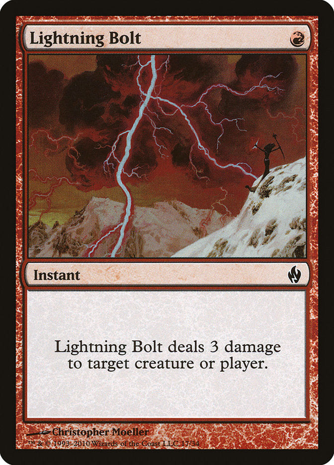 Lightning Bolt [Premium Deck Series: Fire and Lightning] | Boutique FDB TCG