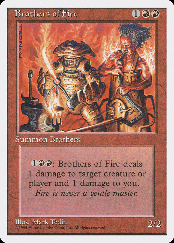 Brothers of Fire [Fourth Edition] | Boutique FDB TCG