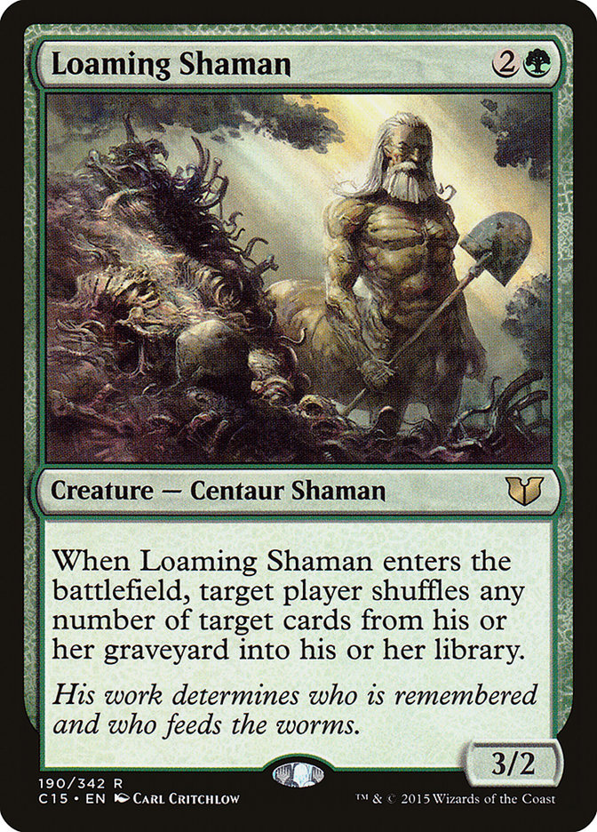 Loaming Shaman [Commander 2015] | Boutique FDB TCG