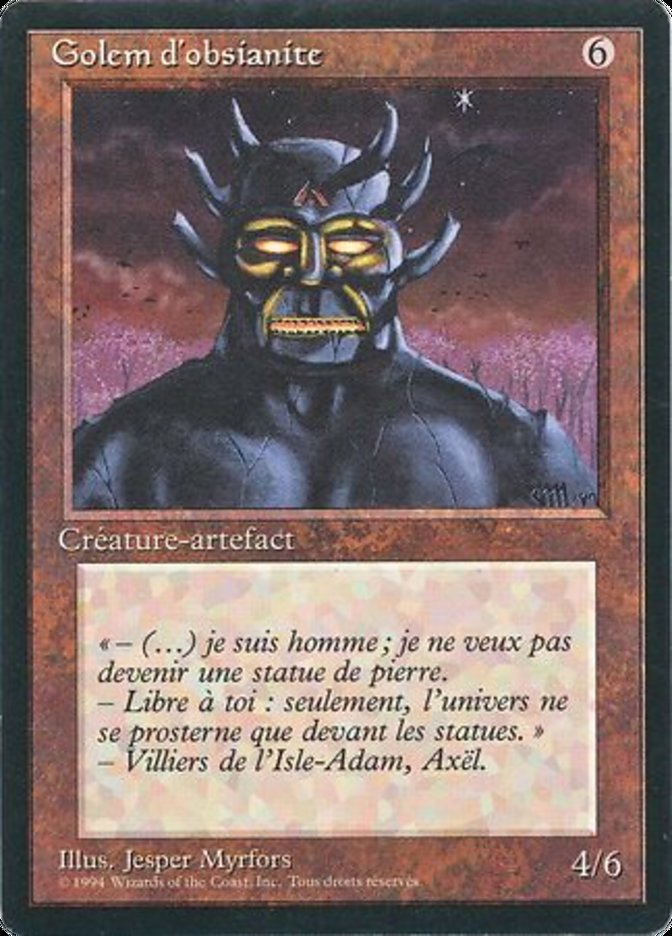 Obsianus Golem [Foreign Black Border] | Boutique FDB TCG